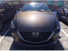 Fisheye view of a nice, clean car.